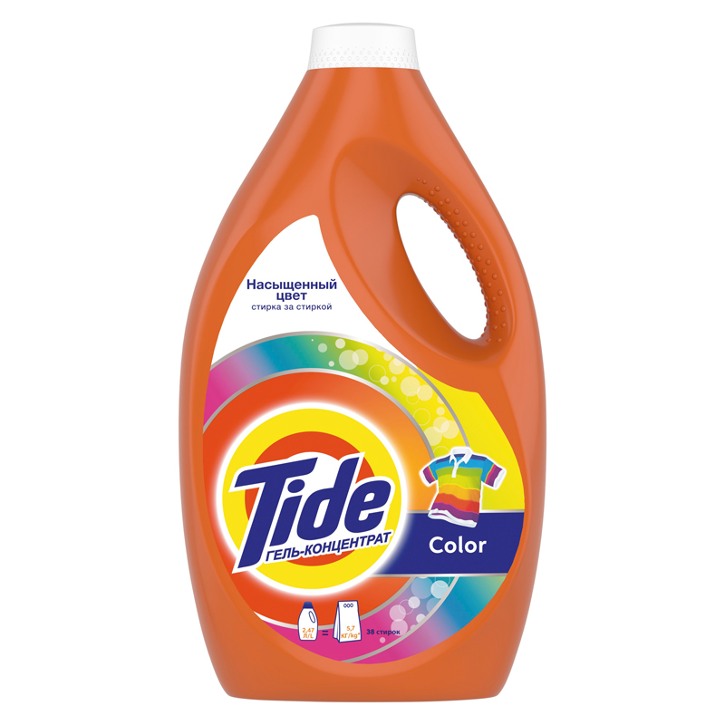 Средство для стирки tide Color жидкое 1.235л пл/б (8001090544605)